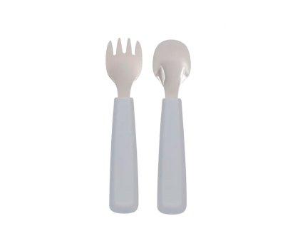Set of 2 Gray Feedie Flatware