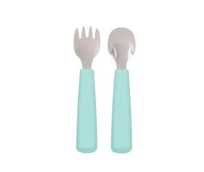 Set of 2 Feedie Mint Cutlery