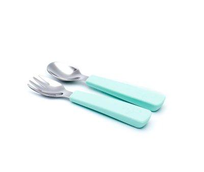 Set of 2 Feedie Mint Cutlery