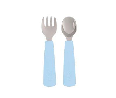 Set of 2 Feedie Cutlery Dusty Blue