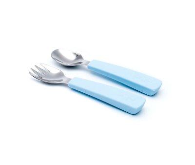 Set of 2 Feedie Cutlery Dusty Blue