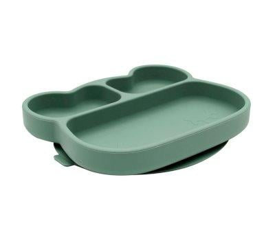 Plate with Suction Bear Sage
