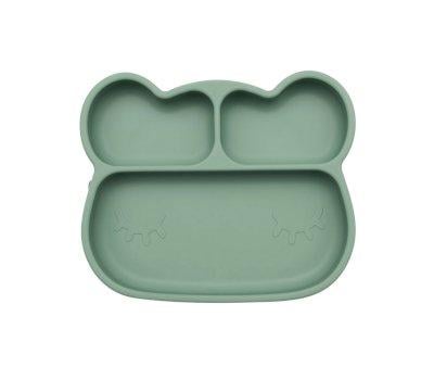 Plate with Suction Bear Sage