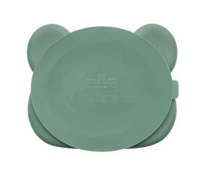 Plate with Suction Bear Sage