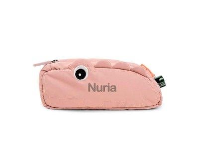 Bolsa tiracolo acolchoada  Powder Croco Personalizvel