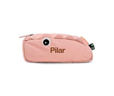 Bolsa tiracolo acolchoada  Powder Croco Personalizvel
