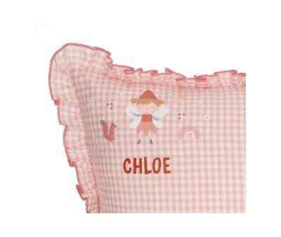 Almofada Personalizada Vichy Wild Fairies Ruffle