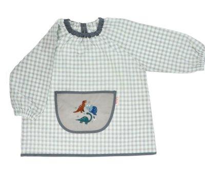 Grembiulino Lola  Vichy Personalizzabile Dinos World