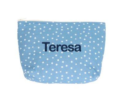 Necessaire infantil personalizvel Mini Star Blue