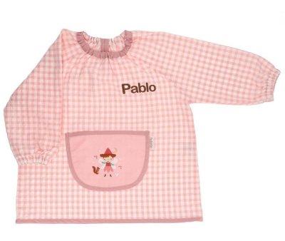 Grembiulino Lola  Vichy Personalizzabile Wild Fairies