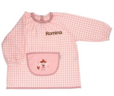 Grembiulino Lola  Vichy Personalizzabile Wild Fairies