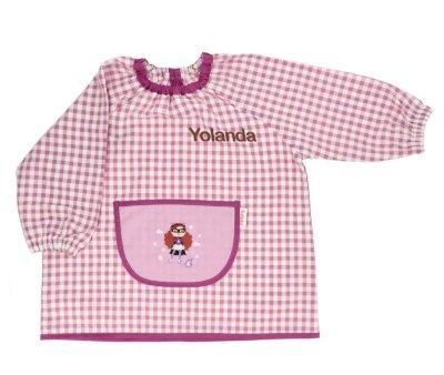 Grembiulino Lola Vichy Personalizzabile Fantastic Girl