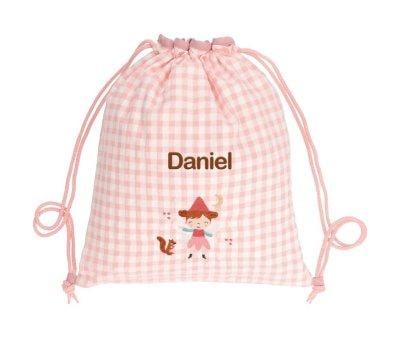 Mochila Saco Vichy Wild Fairies Personalizable