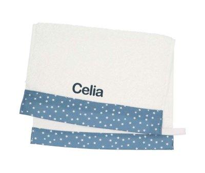 Toalla Guardera Mini Star Azul Personalizable