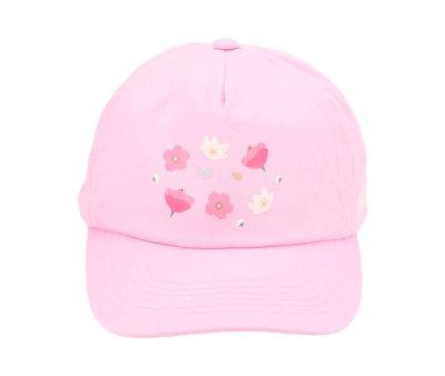 Bon jnior Rosa  personalizado com viseira Little Garden