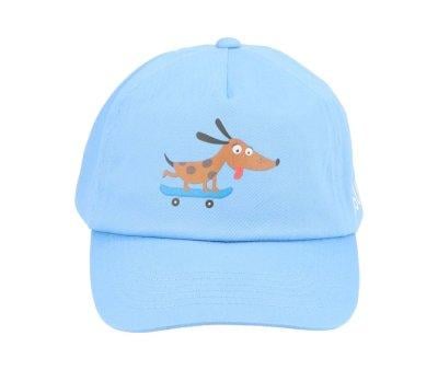 Bon Junior Personalizado Blue com viseira  Skater Dog