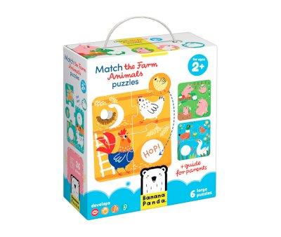 Puzzle Match The Farm Animals