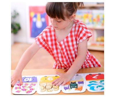 Puzzle Make a Match Number Train