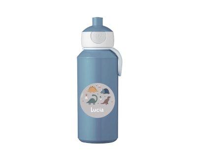Botella Campus Pop-Up Personalizada Blue 400ml Dinos World