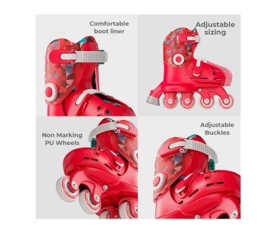 Patins T.24-28 Yvolution Red Twista