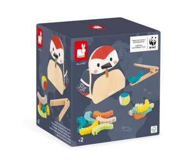 Jeu de couleurs Woodpecker et Caterpillar