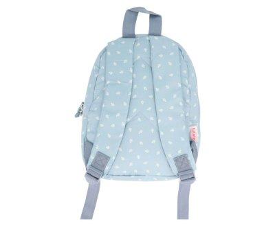 Mochila Infantil Acolchada Leaves Blue Personalizable