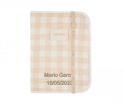 Porta documentos Personalizvel Poema Honey Comb Ivory Checks