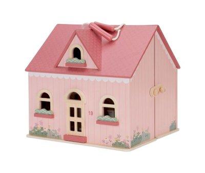 Casa de Muecas de Madera Portable