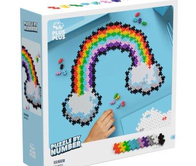 Puzzle by Number Rainbow