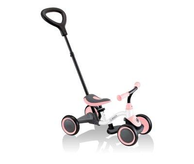 Bicicleta de aprendizagem 3 em 1 Rosa pastel