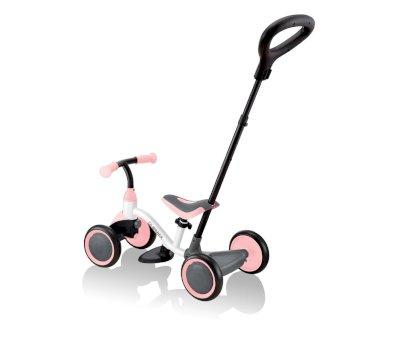 Bicicleta de aprendizagem 3 em 1 Rosa pastel