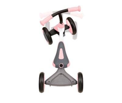 Bicicleta de aprendizagem 3 em 1 Rosa pastel