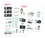 Pack Combi Esther Gili Bianco e Negro Termoadesive+Adesive
