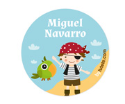 Pack 3 Distintivi Personalizzati Pirata