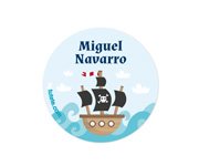 Pack 3 Distintivi Personalizzati Pirata