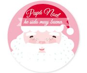 Pack 3 Distintivi Personalizzati Pap Noel ES Bimba