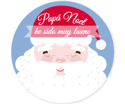 Pack 3 Distintivi Personalizzati Pap Noel ES Bimbo