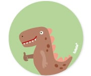 Pack 3 Distintivi Personalizzati Dino
