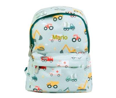 Mochila Infantil Mini Vehicles Personalizable