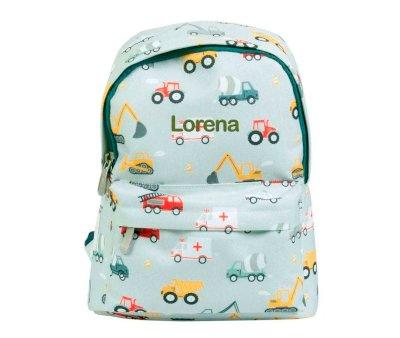 Mochila Infantil Mini Vehicles Personalizable