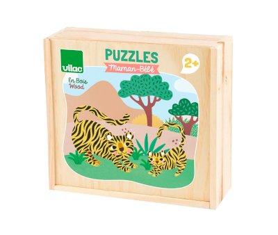 12 Puzzle Legno Duo Mom-Baby