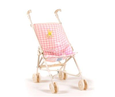 Silleta Grande Vichy Rose para Mueco