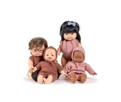 Cuffietta Tricot Bambole Soft Elie Rosa