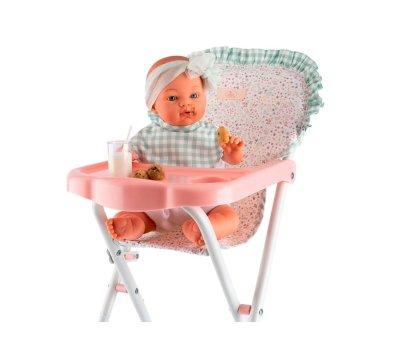 Doll's High Chair with Tray and Bib Cloe