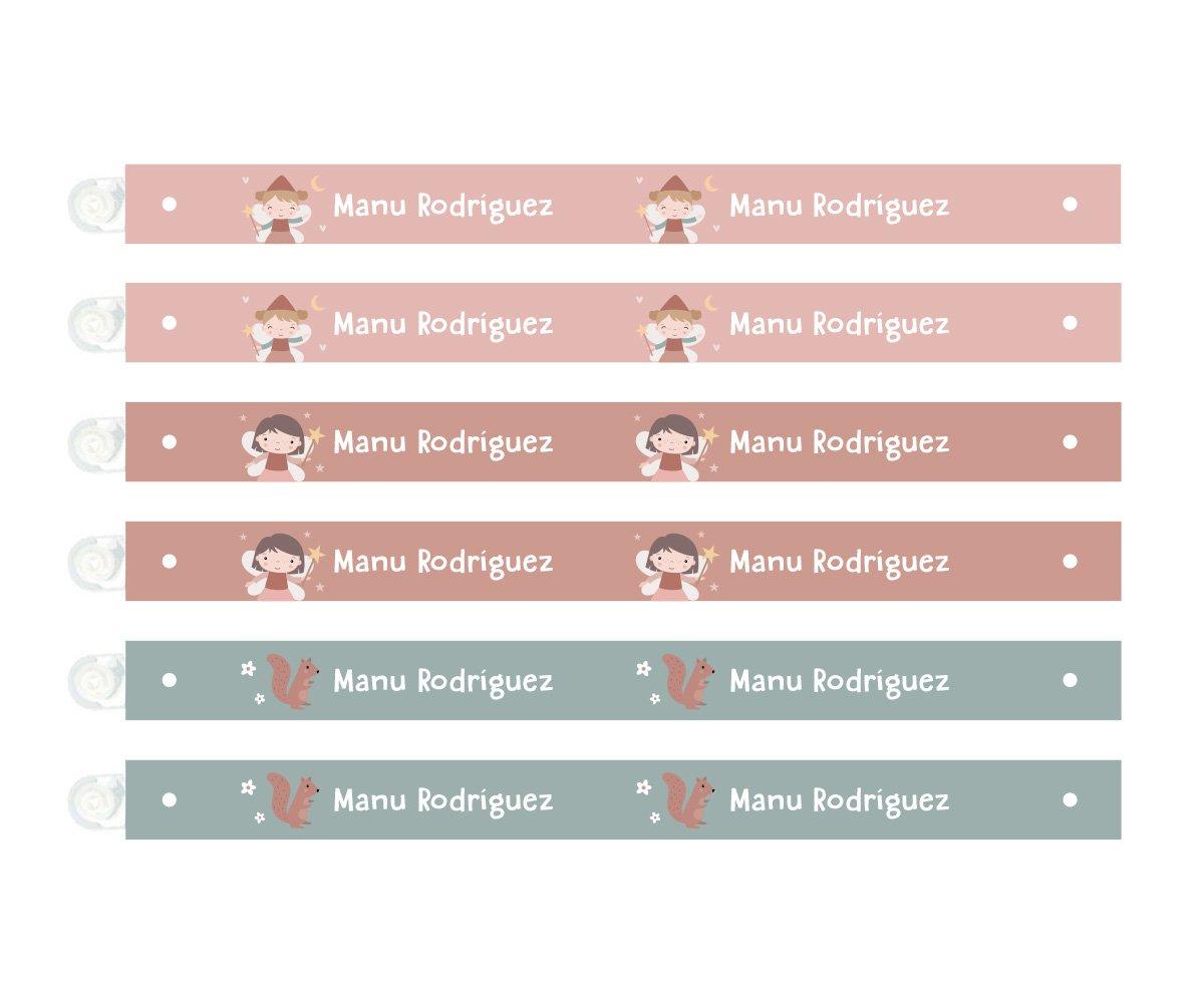 6 Wild Fairies Personalised Clothes Hangers