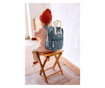 Square Mini Happy Blue Personalised Backpack