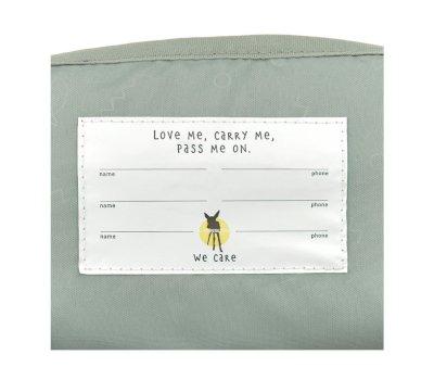 Square Mini Happy Blue Personalised Backpack