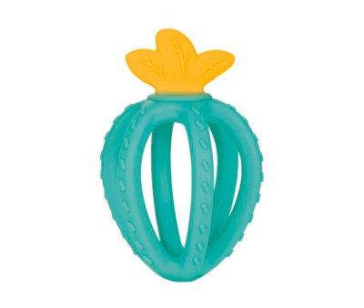 3D Blue Strawberry Sensory Silicone Teether