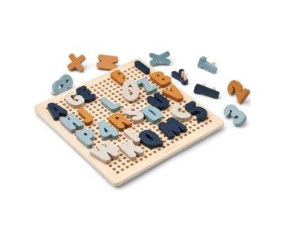 Puzzle Ainsley Sea Blue Multi Mix