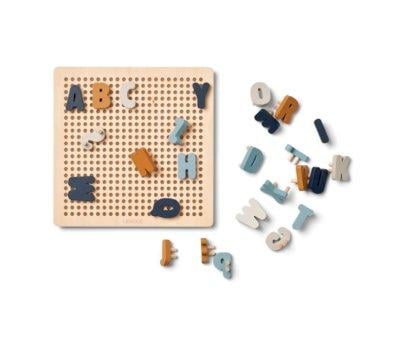 Puzzle Ainsley Sea Blue Multi Mix